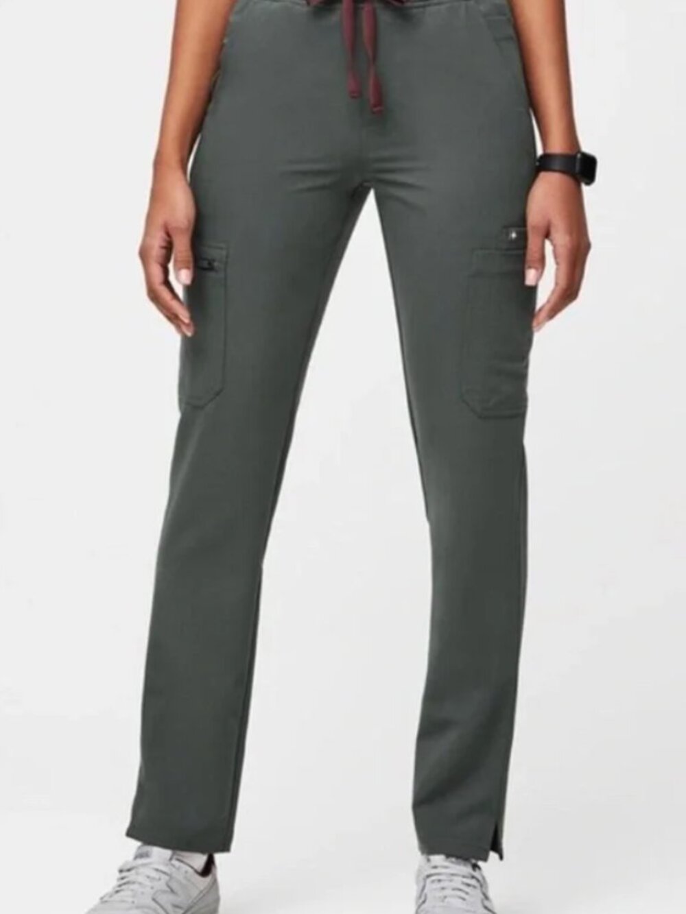 Figs Yola High-Rise Slim Scrub Pant Tall XL Bonsai